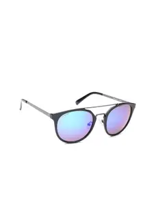 Fastrack Men UV Protected Oval Sunglasses NBC090GR2