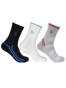 Bonjour Men Set of 3 Assorted Ankle-Length Socks