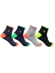 Bonjour Men Set of 4 Multicoloured Socks