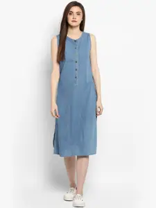 StyleStone Denim Blue Shirt Dress