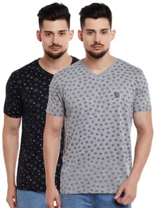 MACK JONNEY Men Pack of 2 T-shirts