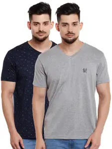 MACK JONNEY Men Pack of 2 T-shirts