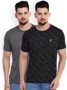 MACK JONNEY Men Pack of 2 T-shirts