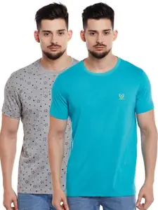 MACK JONNEY Men Pack of 2 T-shirts