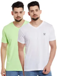 MACK JONNEY Men Pack of 2 T-shirts