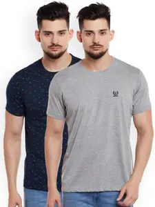 MACK JONNEY Men Pack of 2 T-shirts