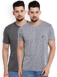 MACK JONNEY Men Pack of 2 T-shirts