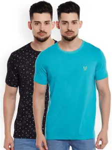 MACK JONNEY Men Pack of 2 T-shirts