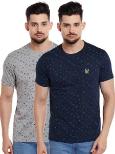 MACK JONNEY Men Pack of 2 T-shirts