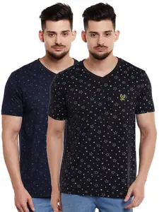 MACK JONNEY Men Pack of 2 T-shirts