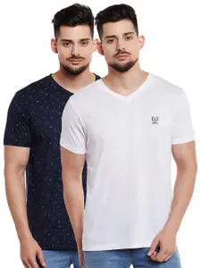 MACK JONNEY Men Pack of 2 T-shirts