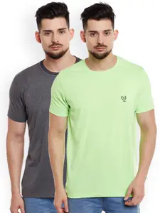 MACK JONNEY Men Pack of 2 T-shirts