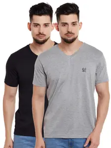 MACK JONNEY Men Pack of 2 T-shirts