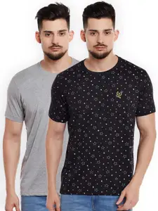 MACK JONNEY Men Pack of 2 T-shirts