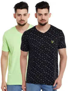 MACK JONNEY Men Pack of 2 T-shirts