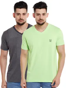 MACK JONNEY Men Pack of 2 T-shirts