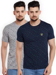 MACK JONNEY Men Pack of 2 T-shirts