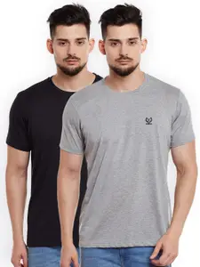 MACK JONNEY Men Pack of 2 T-shirts