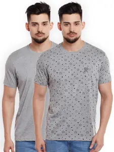 MACK JONNEY Men Pack of 2 T-shirts