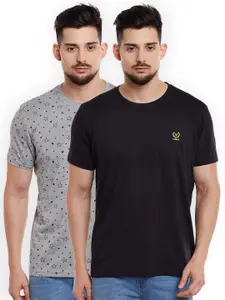 MACK JONNEY Men Pack of 2 T-shirts