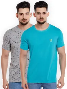 MACK JONNEY Men Pack of 2 T-shirts