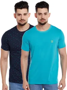 MACK JONNEY Men Pack of 2 T-shirts