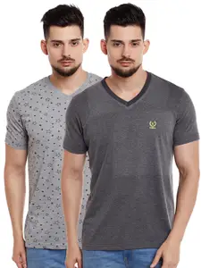 MACK JONNEY Men Pack of 2 T-shirts