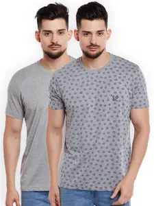 MACK JONNEY Men Pack of 2 T-shirts