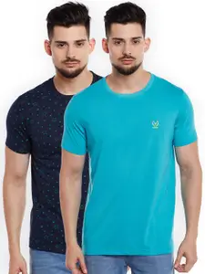 MACK JONNEY Men Pack of 2 T-shirts