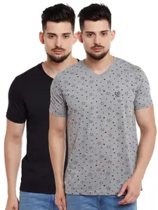 MACK JONNEY Men Pack of 2 T-shirts