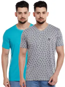 MACK JONNEY Men Pack of 2 T-shirts