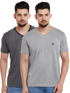 MACK JONNEY Men Pack of 2 T-shirts