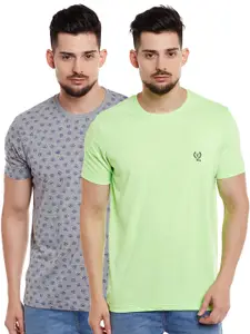 MACK JONNEY Men Pack of 2 T-shirts