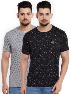 MACK JONNEY Men Pack of 2 T-shirts