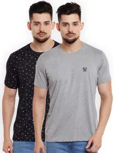 MACK JONNEY Men Pack of 2 T-shirts