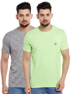 MACK JONNEY Men Pack of 2 T-shirts