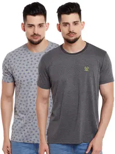 MACK JONNEY Men Pack of 2 T-shirts