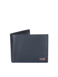 Peter England Peter England Men Navy Blue Solid Two Fold Wallet