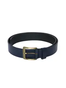 Levis Men Navy Blue Solid Leather Belt