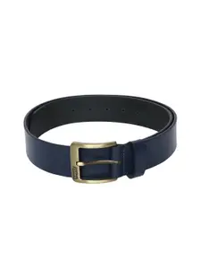 Levis Men Navy Blue Solid Leather Belt