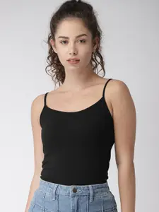 FOREVER 21 Women Black Solid Camisole