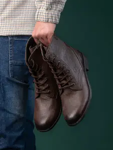 Alberto Torresi Men Brown Shoes