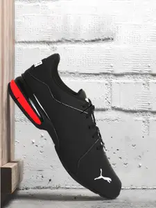 Puma Men Black Viz Runner Running Shoes