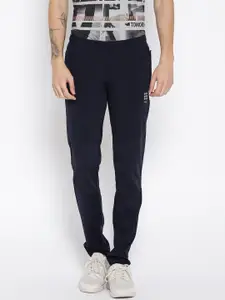 rock.it Navy Blue Solid Track Pants