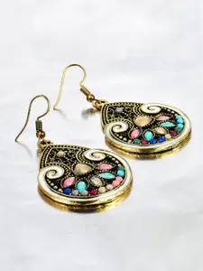 Crunchy Fashion Multicoloured Classic Drop Earrings