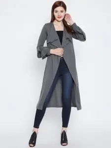 Hypernation Charcoal Solid Open Front Shrug