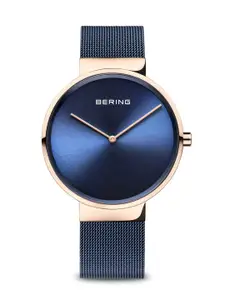 Bering Men Classic Blue Sapphire Crystal Analogue Watch 14539-367
