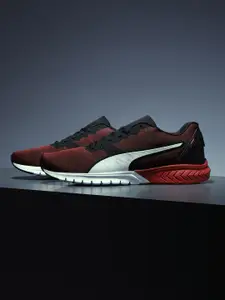 Puma Men Black & Red IGNITE Dual NM Running Shoes