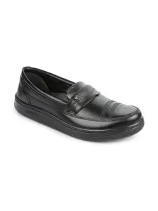 Warriors By Liberty Men Black Formal Slip-on Shoes