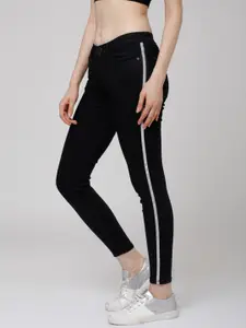 Tokyo Talkies Women Black Super Skinny Fit Mid-Rise Clean Look Jeans